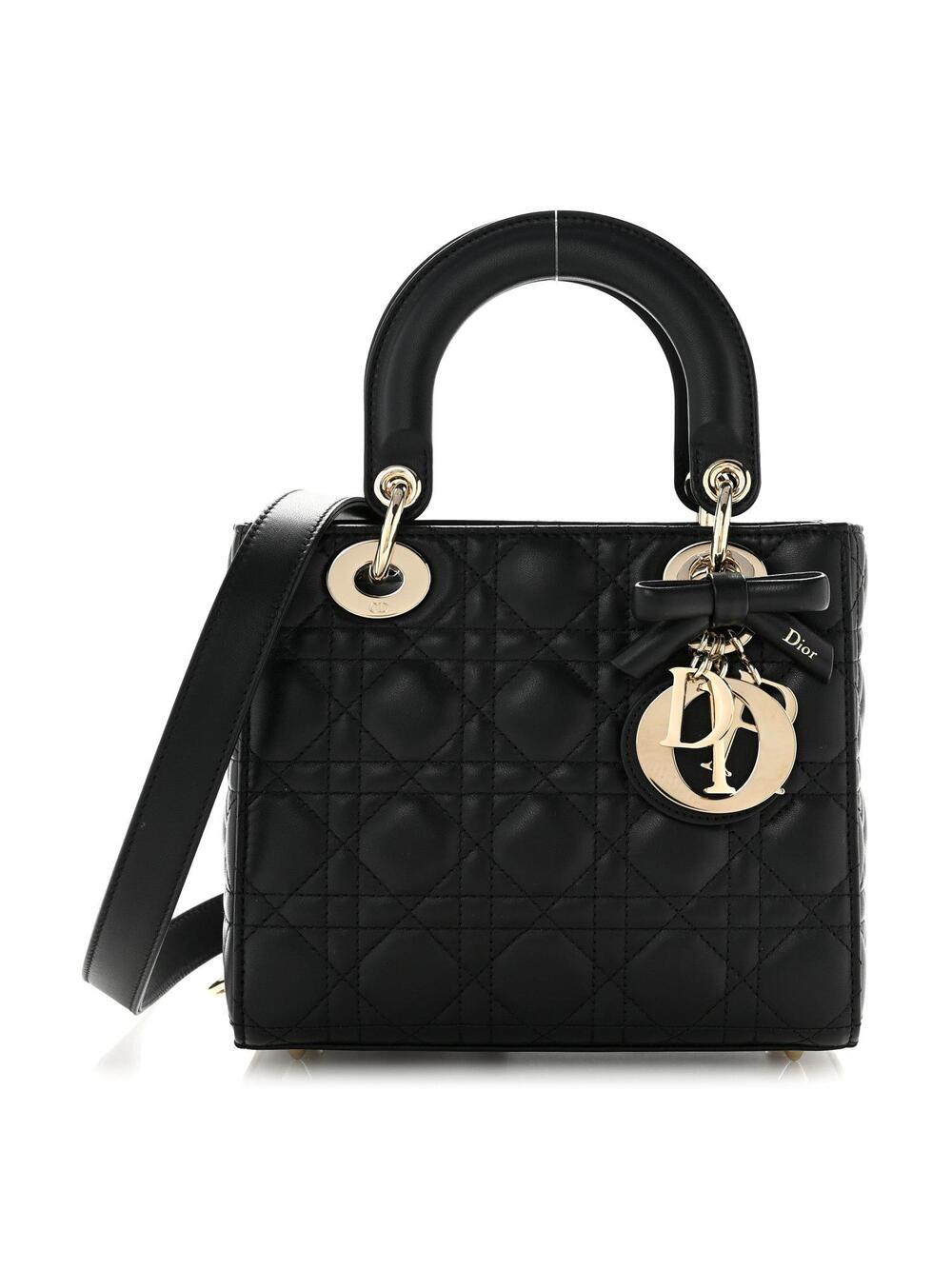 Christian Dior Lambskin Cannage Small #338418C55B